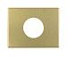 Накладка для нажимной кнопки и светового сигнала Е10, Arsys, золотой матовый, анодированный алюминий