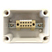 Корпус AG-081107 с винтовыми клеммами на рейке, 5x4², IP67