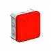 Распределительная коробка T60, 114x114x57 мм, красная крышка