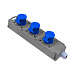 Блок розеток Tribox, 3 розетки CEE 3х3/16A, IP44