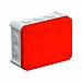 Распределительная коробка T100, 150x116x67 мм, красная крышка