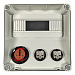 Щиток ZH2828 для 12 модулей, розетки: CEE 1x5/16A, Schuko 2x1/16A, IP67