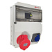 Щиток BD6 для 12 модулей, розетки: CEE 1x5/32A, Schuko 1/16A, IP44