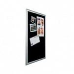 Наружная рамка с крепежом с дверью алюминиевая с пенопластовой вставкой черной для канцелярских кноп | арт. VZ293N | Hager  