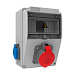 3/32A. 380V. 1 Pc. Front - 1/16A. 220V. 2 Pcs. Side