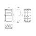Щиток для 26 автоматов, розетки CEE 1x5/32А, 1x5/16А, 6 розеток Shuko, IP44