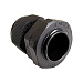 Кабельный ввод пластиковый, М20, Ø6-12 мм, д.р. 10 мм, цвет: черный