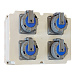 Блок розеток Powerbox, 4х1/16A Schuko, IP67