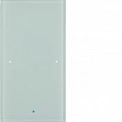 Стеклянный сенсор KNX "Комфорт", 1-канальный, Berker TS Sensor, стекло, цвет: полярная белизна | арт. 75141830 | Berker  