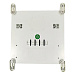 Щиток ZH2828 для 12 модулей, розетки: CEE 1x5/16A, Schuko 2x1/16A, IP67
