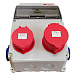 Щиток BD2 для 10 автоматов, розетки CEE 1x5/16А, 1x5/32А, 2 розетки Shuko, IP44